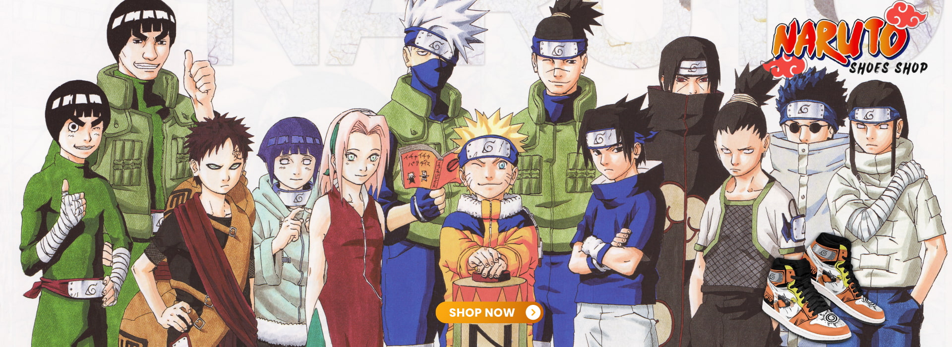 Naruto Shoes Shop Banner