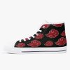 akatsuki naruto classic high top canvas shoes 0y65n - Naruto Shoes