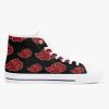 akatsuki naruto classic high top canvas shoes r86c0 - Naruto Shoes