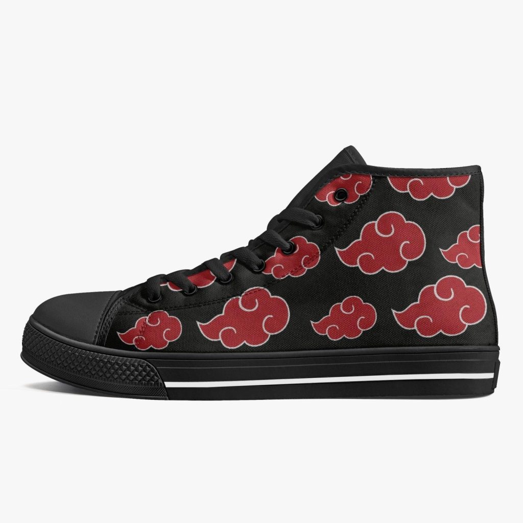 akatsuki naruto classic high top canvas shoes tzbfs - Naruto Shoes