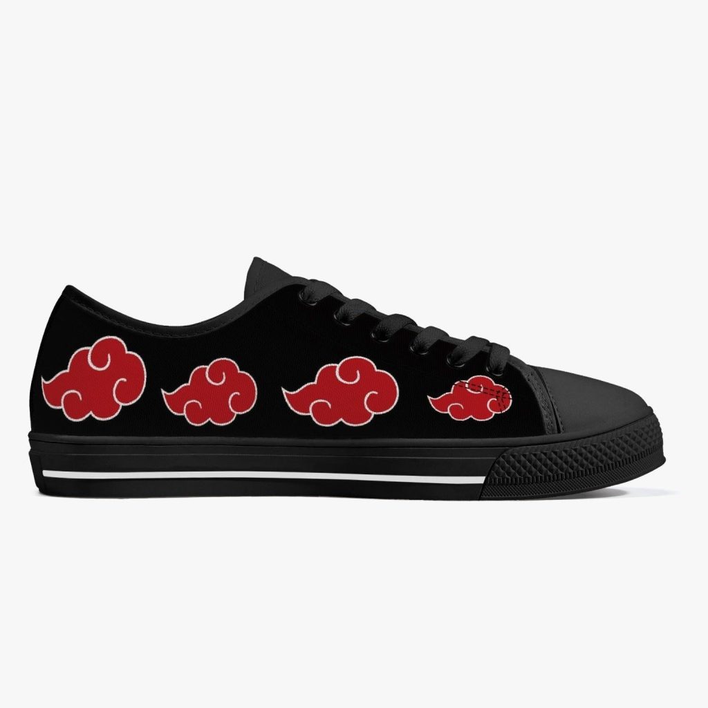 akatsuki naruto classic low top canvas shoes 7ed1f - Naruto Shoes