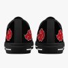 akatsuki naruto classic low top canvas shoes hib4g - Naruto Shoes