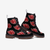 akatsuki naruto leather mountain boots 3hm61 - Naruto Shoes