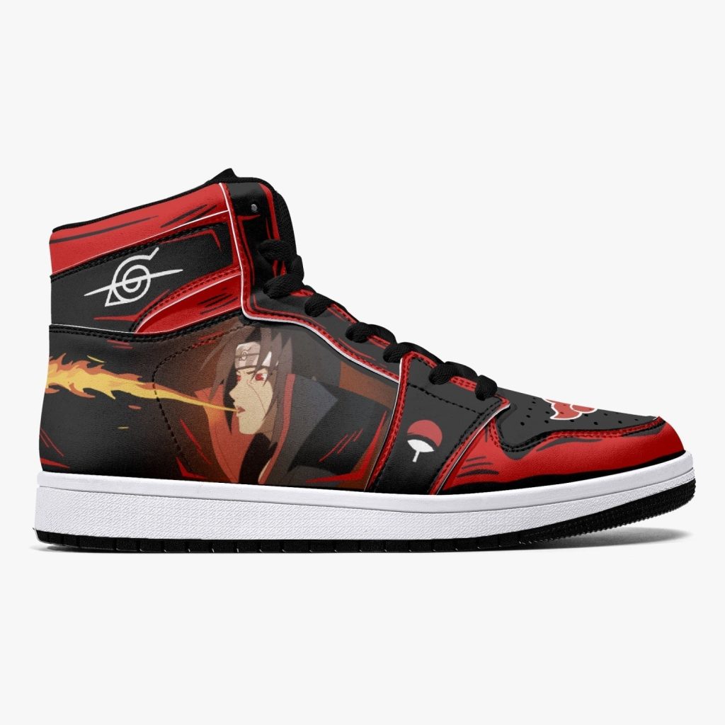 itachi uchiha fireball akatsuki j force shoes 3 - Naruto Shoes