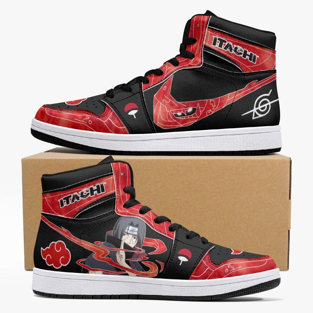 itachi uchiha naruto j force shoes 2 6e70a6cd d27f 4bc8 9c1a 9830a42adab8 - Naruto Shoes