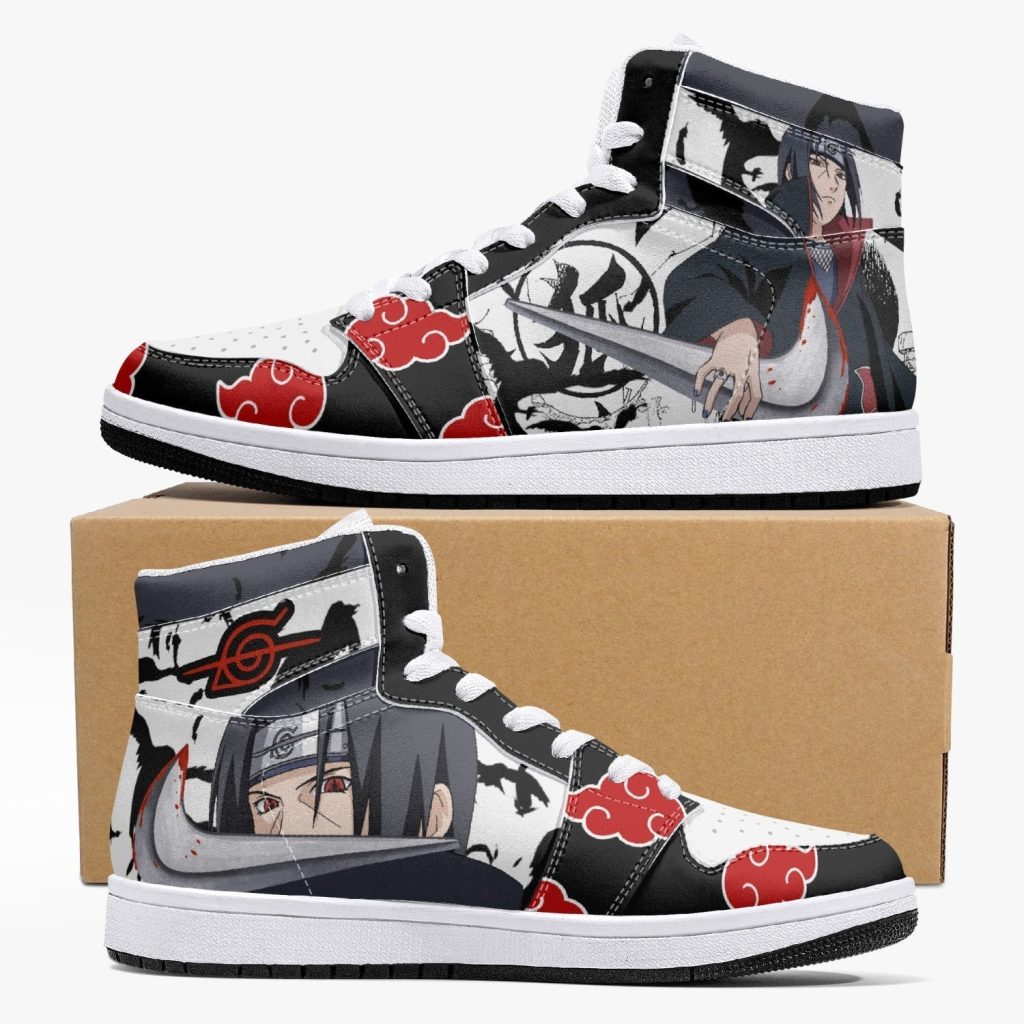 itachi uchiha v2 naruto j force shoes 16 - Naruto Shoes
