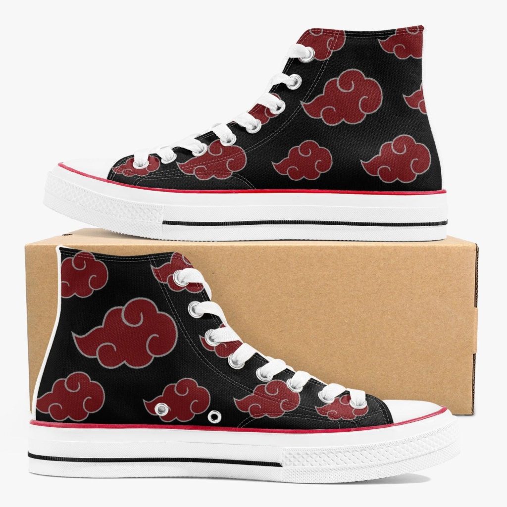 naruto akatsuki premium high top canvas shoes - Naruto Shoes