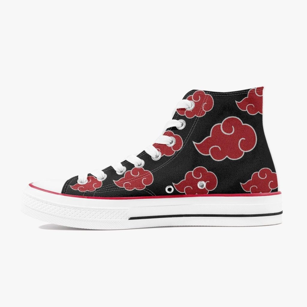 naruto akatsuki premium high top canvas shoes lku6k - Naruto Shoes