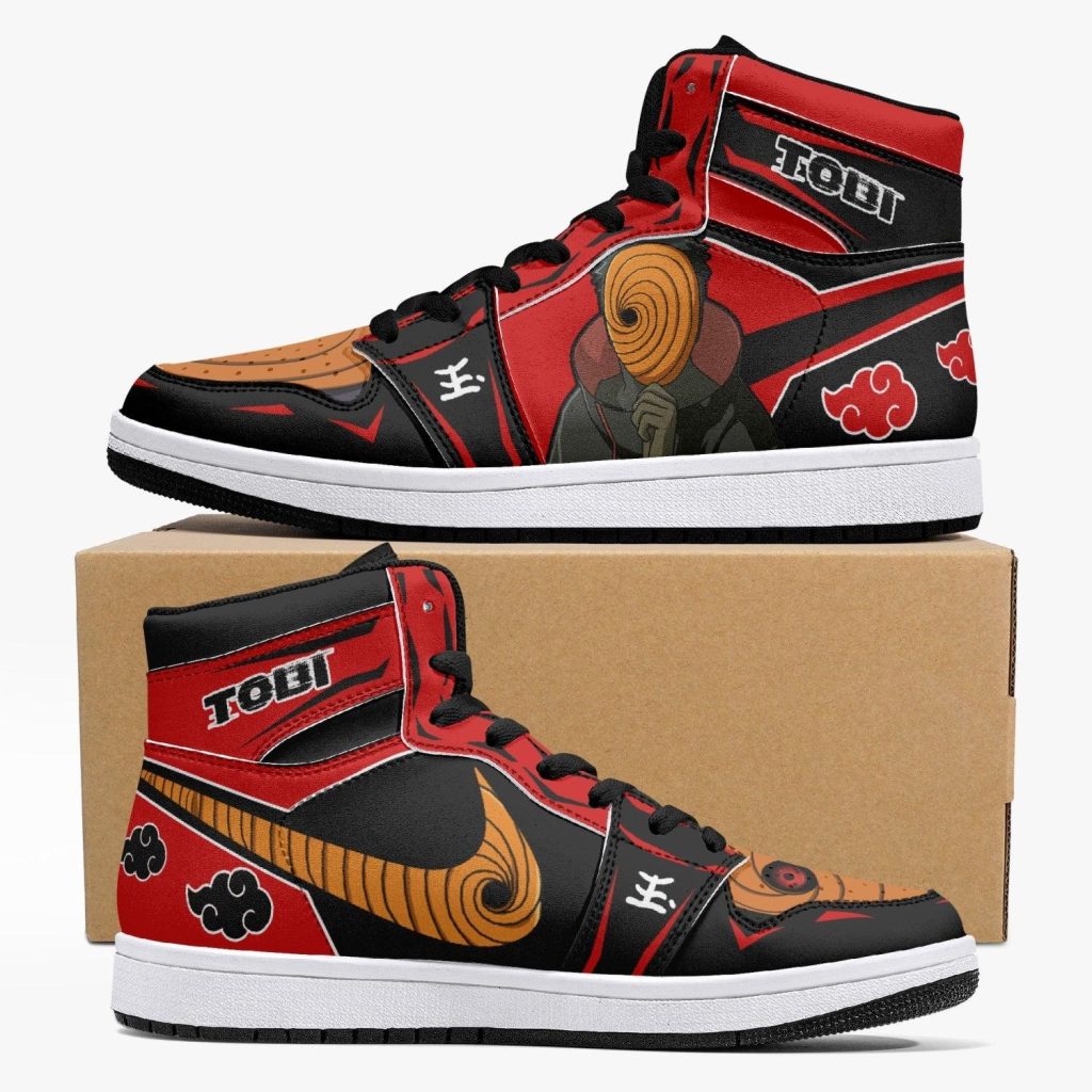 obito tobi uchiha akatsuki naruto j force shoes - Naruto Shoes