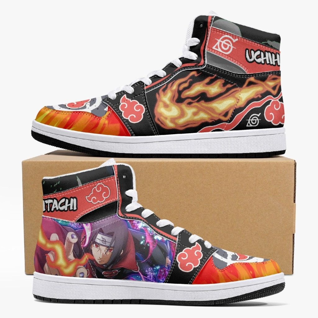 uchiha itachi akatsuki naruto shippuden j force shoes aukjs - Naruto Shoes