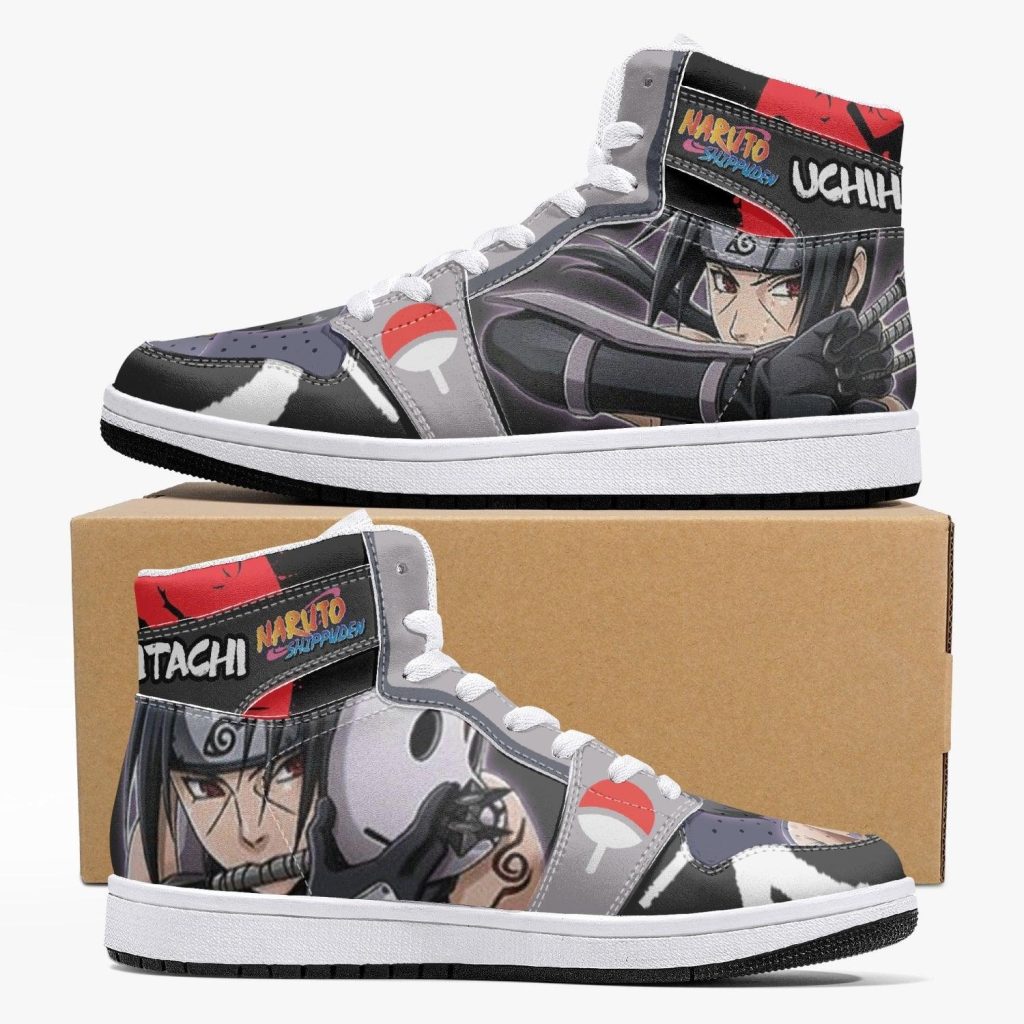 uchiha itachi anbu naruto shippuden j force shoes 5wjts - Naruto Shoes