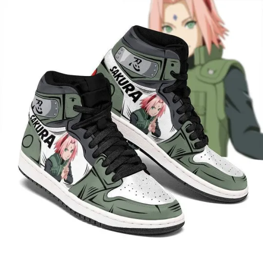 Naruto Haruno Sakura J1 Shoes